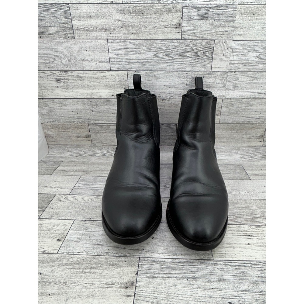 Thursday Boot Co Duchess Black Leather Chelsea Boots Women Size 7 Handcrafted